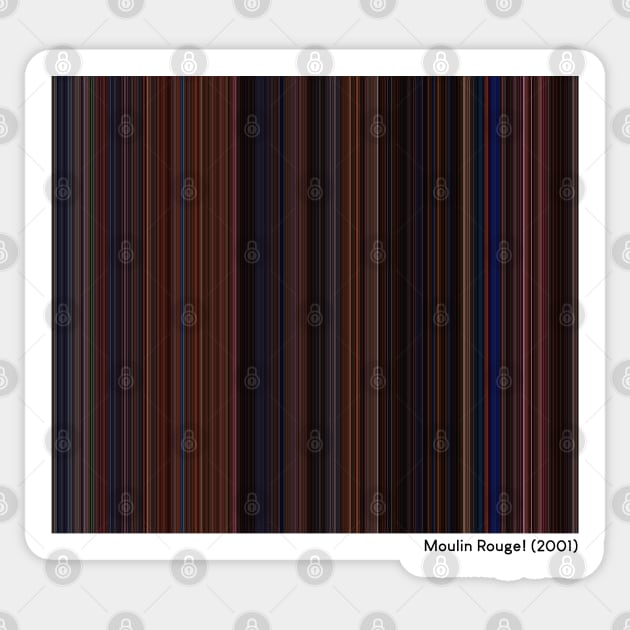 Moulin Rouge! (2001) - Every Frame of the Movie Sticker by ColorofCinema